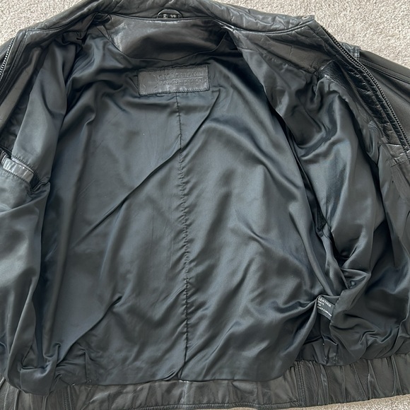 Vintage Georgetown Leather Design Black Jacket. Size 7/8 - Picture 13 of 16